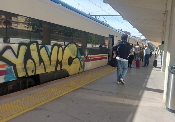 Estación de Renfe en Jaén capital.