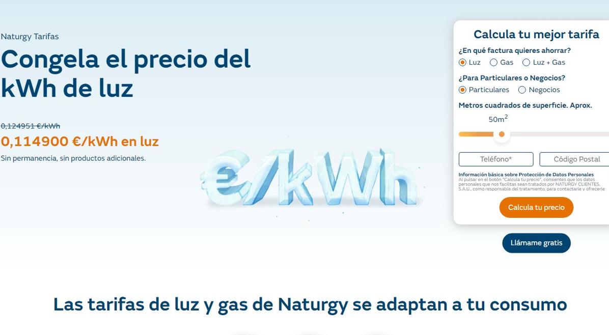 Naturgy responde a la competencia bajando precios de gas y electricidad