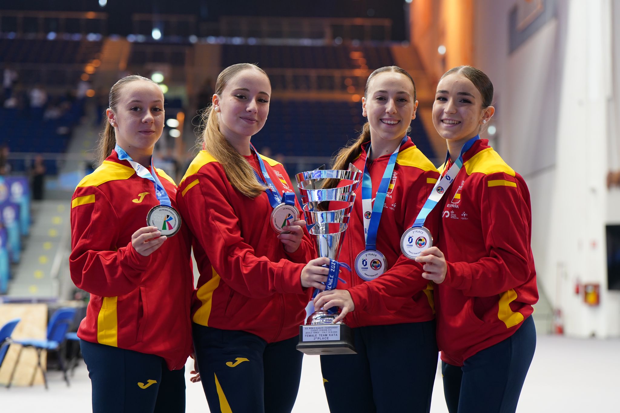 Imagen secundaria 1 - Abril Angulo, durante su participación en el mundial. 