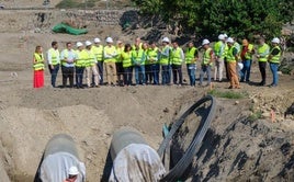 Visita insititucional a las obras del primer tramo de Rules