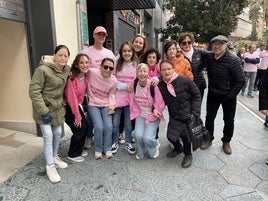 La marcha de Jaén por el cáncer de mama, en imágenes