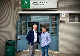 El delegado de Salud, en el ambulatorio de Cruz de Caravaca.