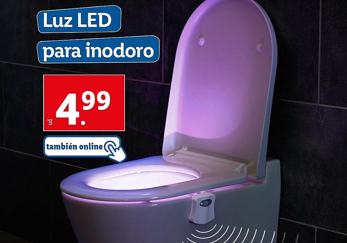 El supermercado Lidl sorprende a sus clientes con una luz para el váter.