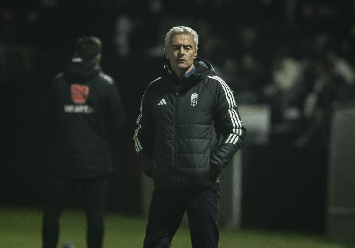 Fran Escribá, durante el choque ante el Cortes en Copa.