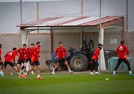 Entrenamiento del Granada en la Ciudad Deportiva seta semana.