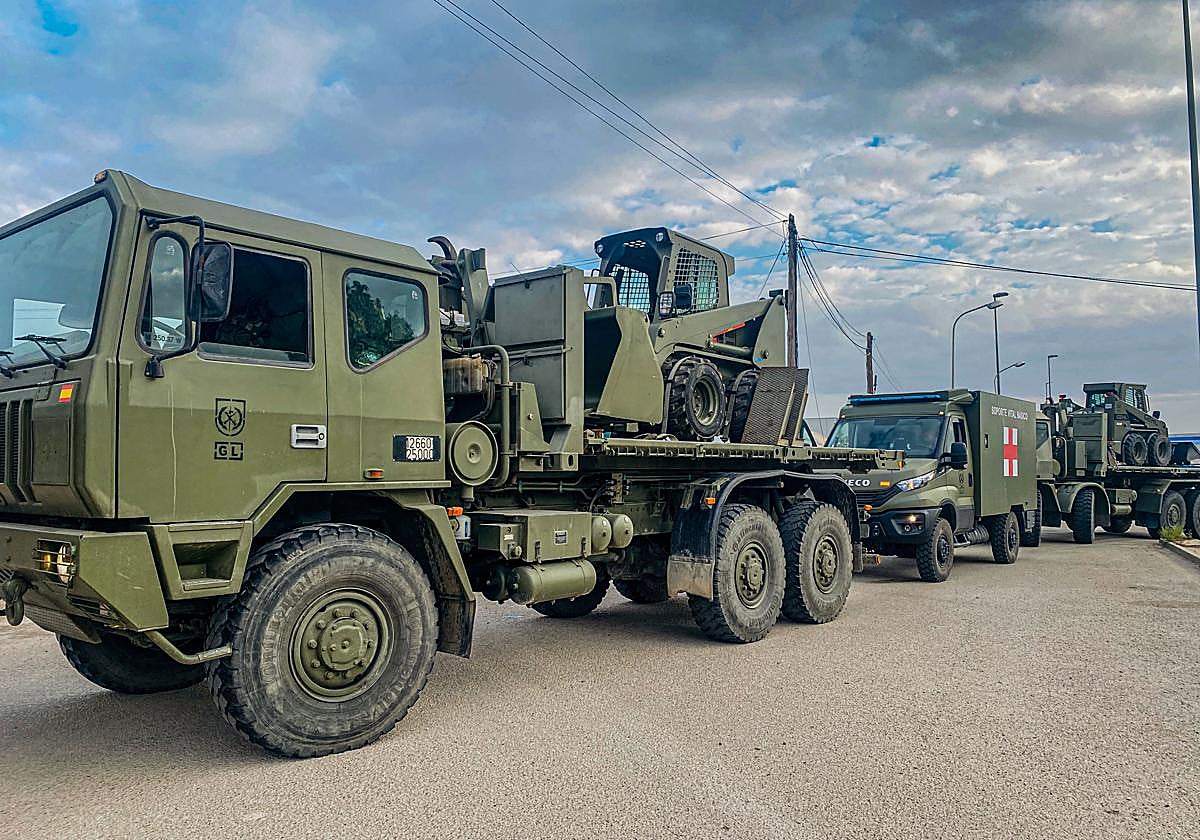 La Legión se desplaza a Valencia para las labores de rescate y ayuda