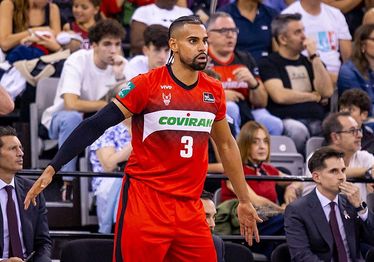 Gian Clavell, durante su último partido en el Palacio.
