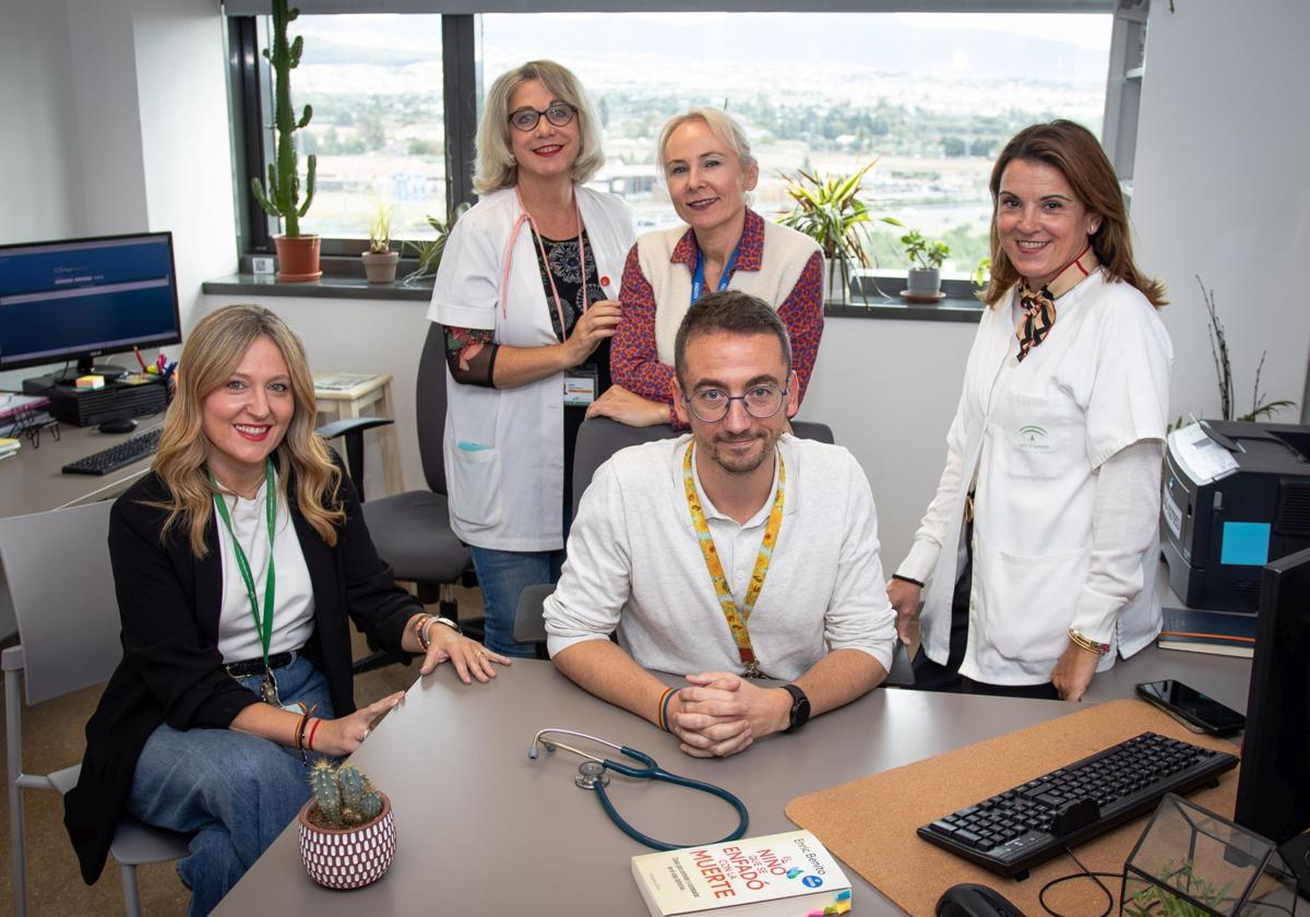 Alicia Bedmar, Isabel Quirosa, Esther Casado, Cristina Gómez y Antonio José Martín, Taté.