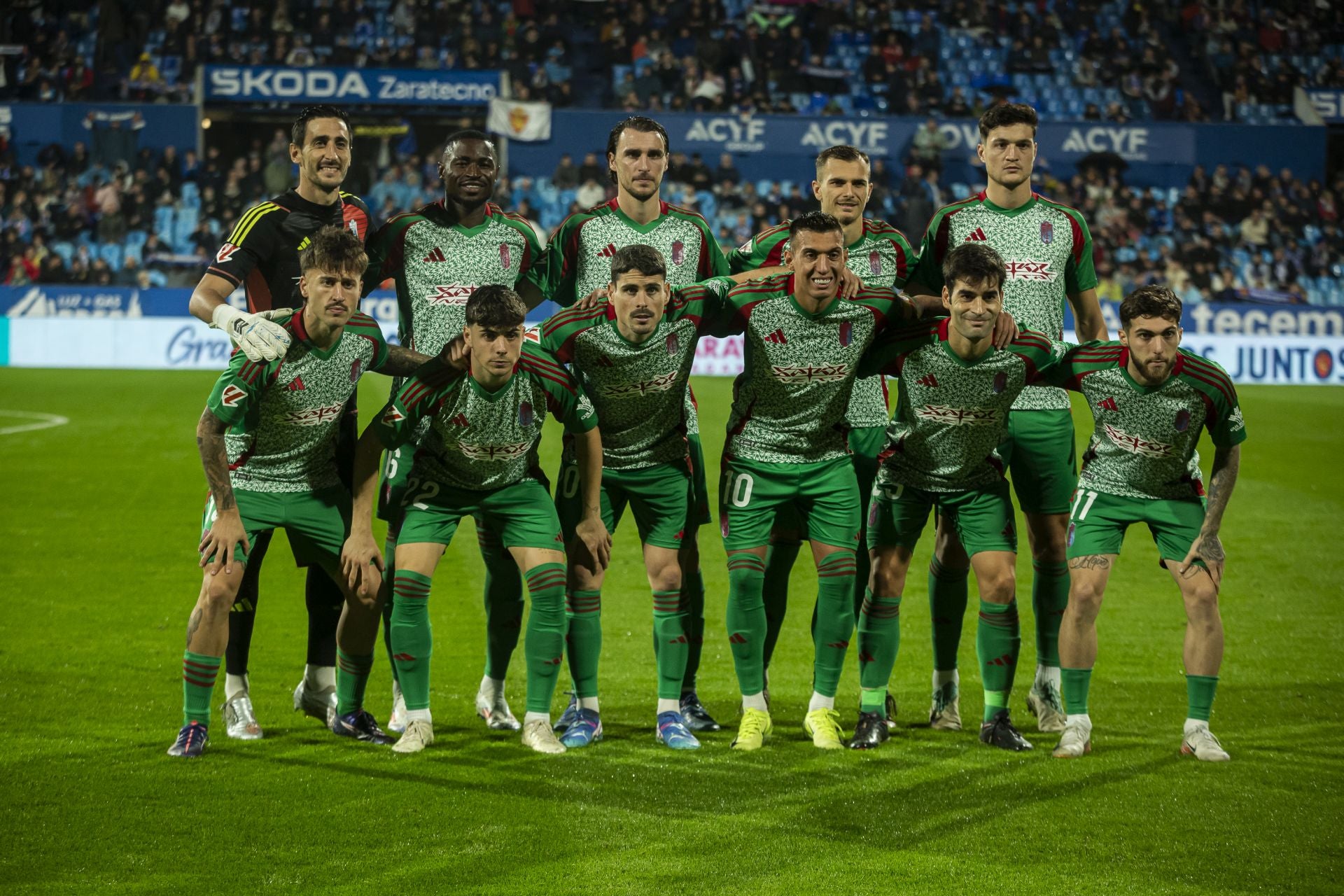 Las mejores imágenes del partido entre Granada y Zaragoza