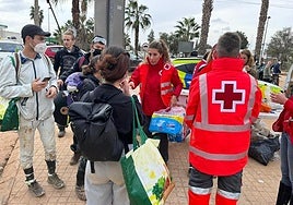 Cruz Roja Almería prioriza la donación económica para que la ayuda a Valencia se haga de forma más directa
