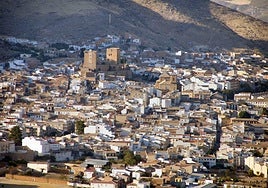 Vista general del municipio de Jódar.
