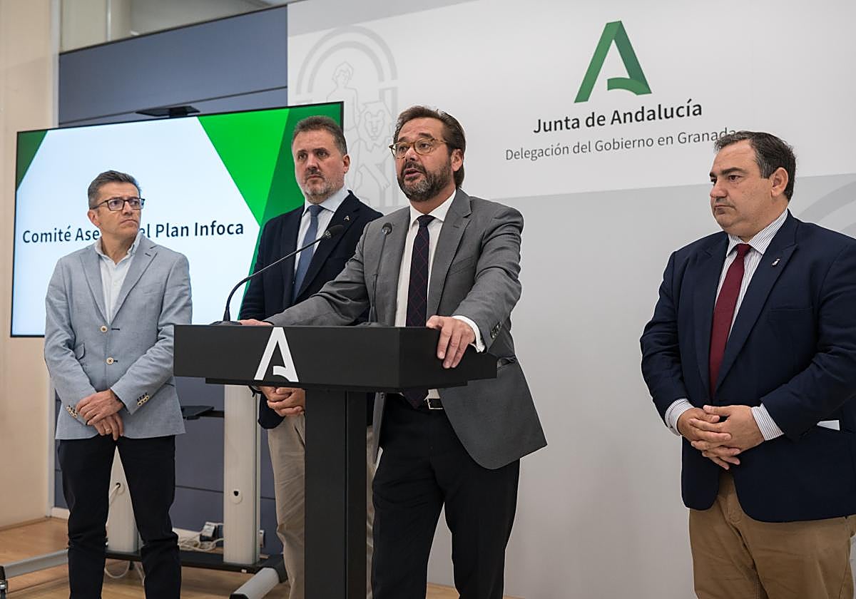 El alto riesgo de incendios forestales termina con cerca de 775 hectáreas quemadas en la provincia de Granada