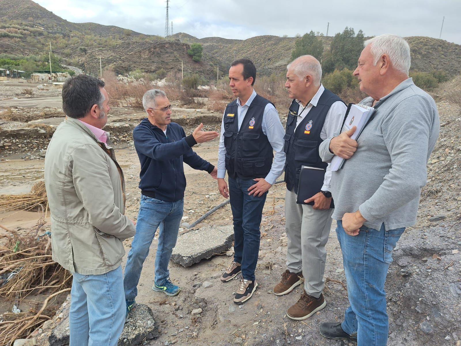 La Diputación y 28 pueblos de Almería trasladan al Gobierno daños por la DANA