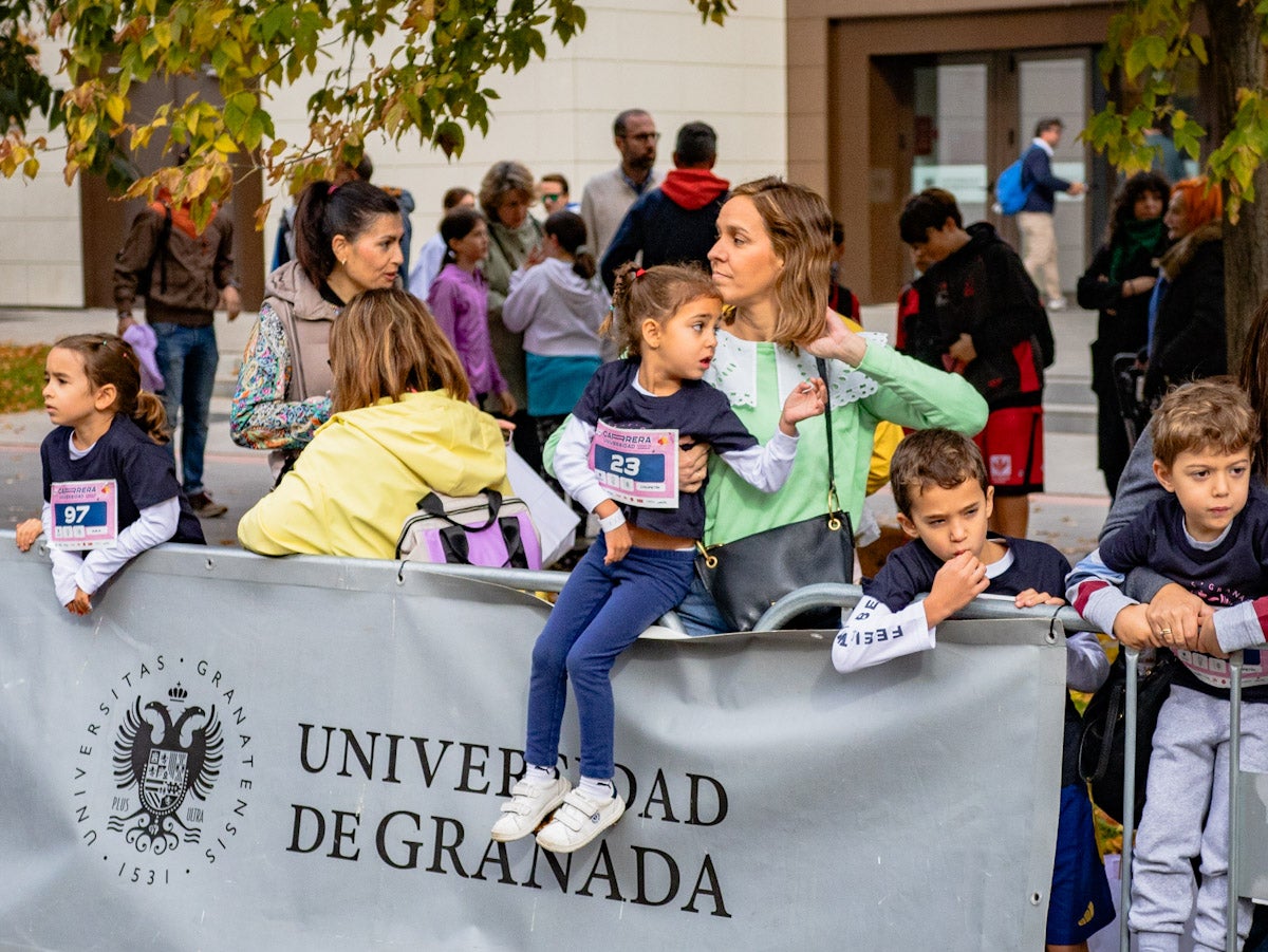 Las fotos de los niños en la X carrera urbana de la Universidad de Granada