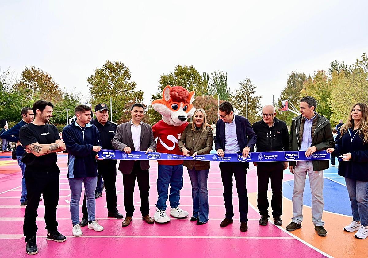 Inauguración de la pista del Parque Tico Medina.
