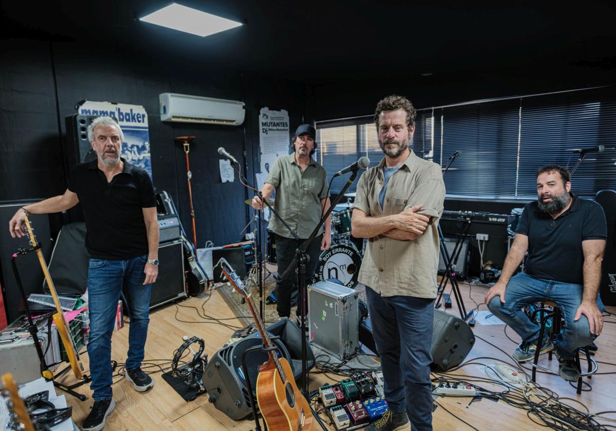 Nani, Migue, Juan Alberto y Andrés, en 'El último ensayo'.