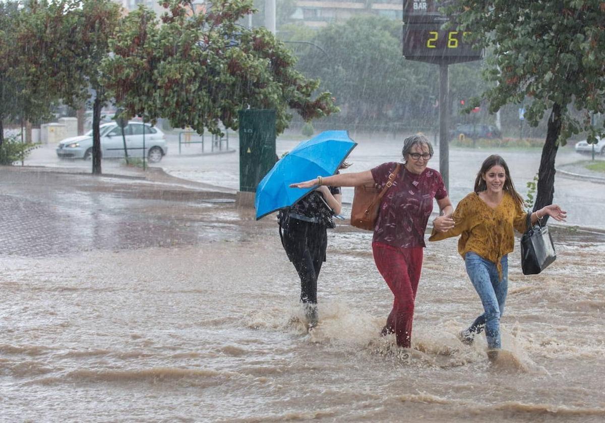 La DANA traerá lluvias torrenciales, tormentas y granizo a Andalucía.