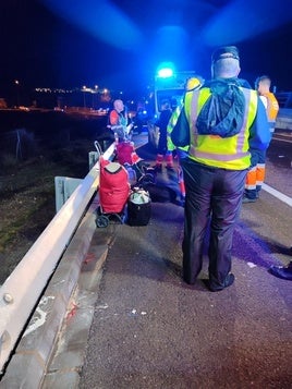 Rescate en el puente de la Culebra.