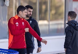 Sergio Ruiz, justo antes de salir al césped.