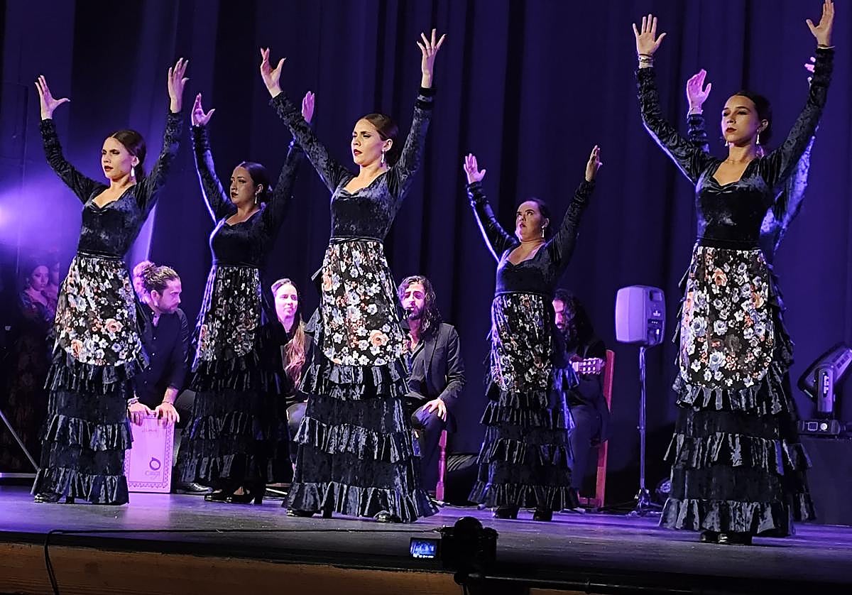 Uno de los espectáculos de la velada