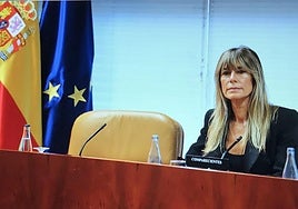 Begoña Gómez en la Asamblea de Madrid.