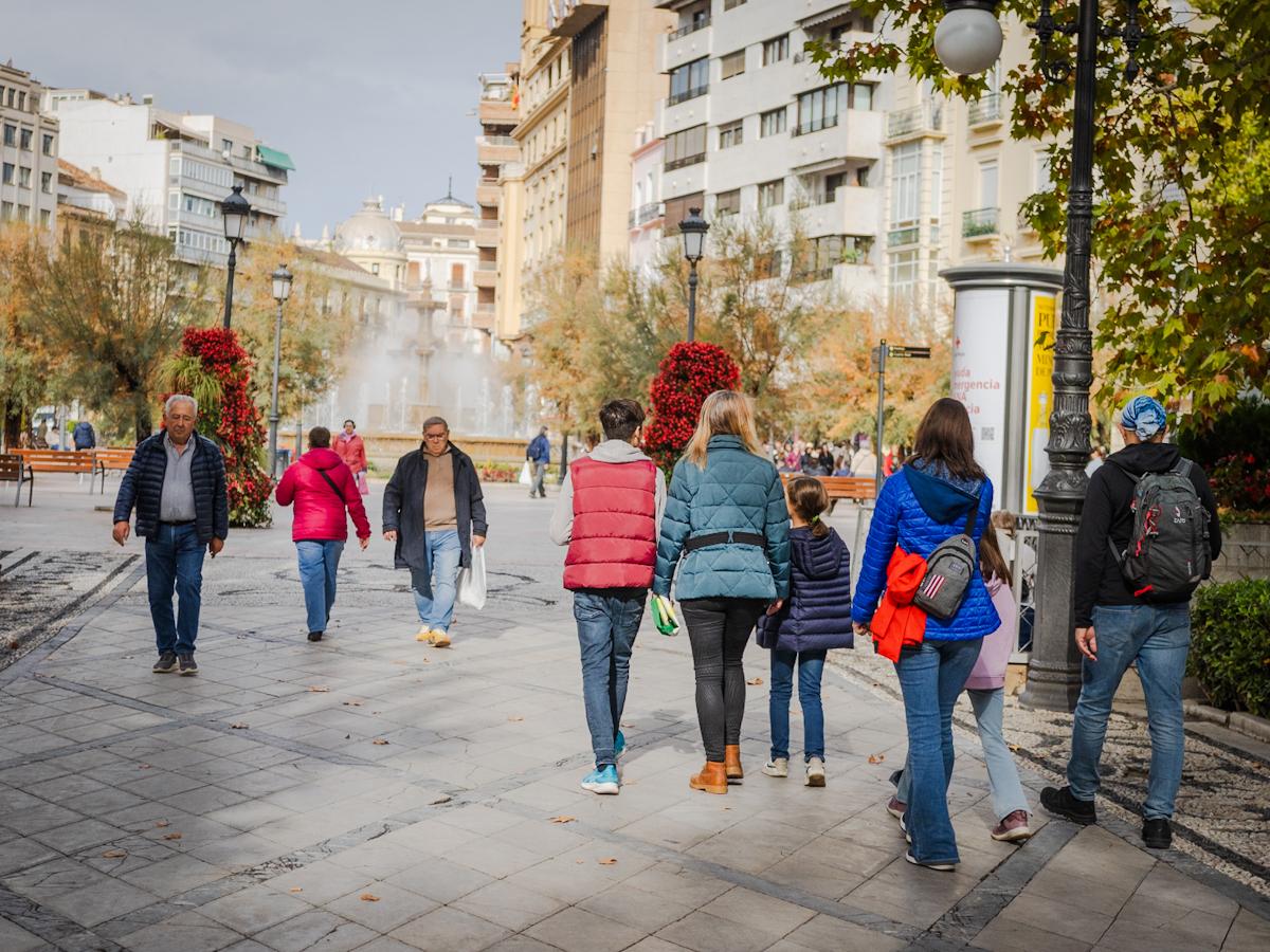 Las imágenes de Granada sin clases y sin tormentas este jueves