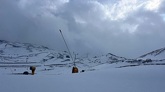La nevada caída en la Sierra, en imágenes