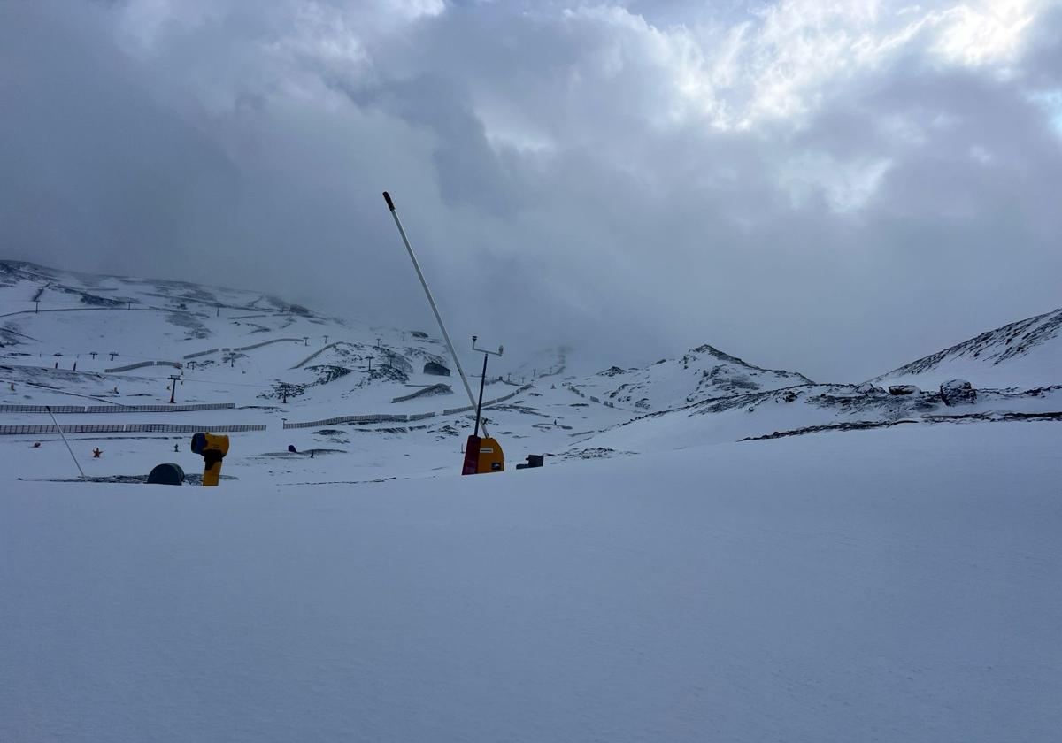 La nevada caída en la Sierra, en imágenes