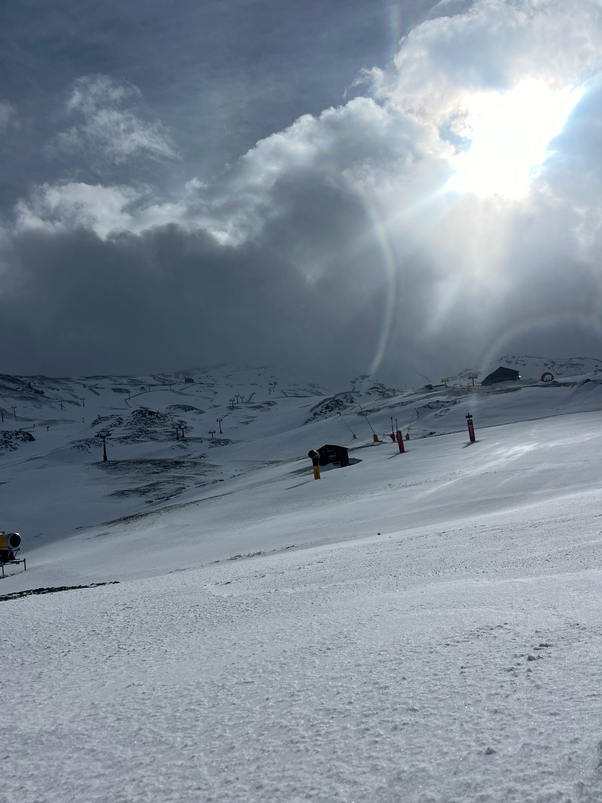 La nevada caída en la Sierra, en imágenes