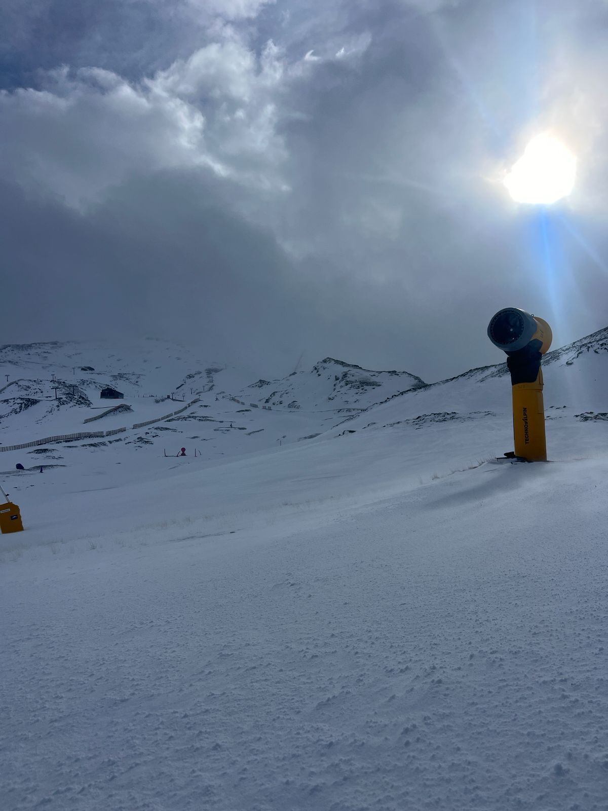 La nevada caída en la Sierra, en imágenes