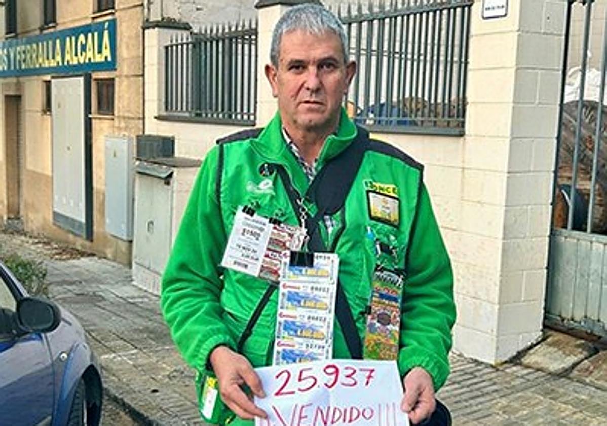 Juan Antonio Pareja, vendedor de los cupones premiados