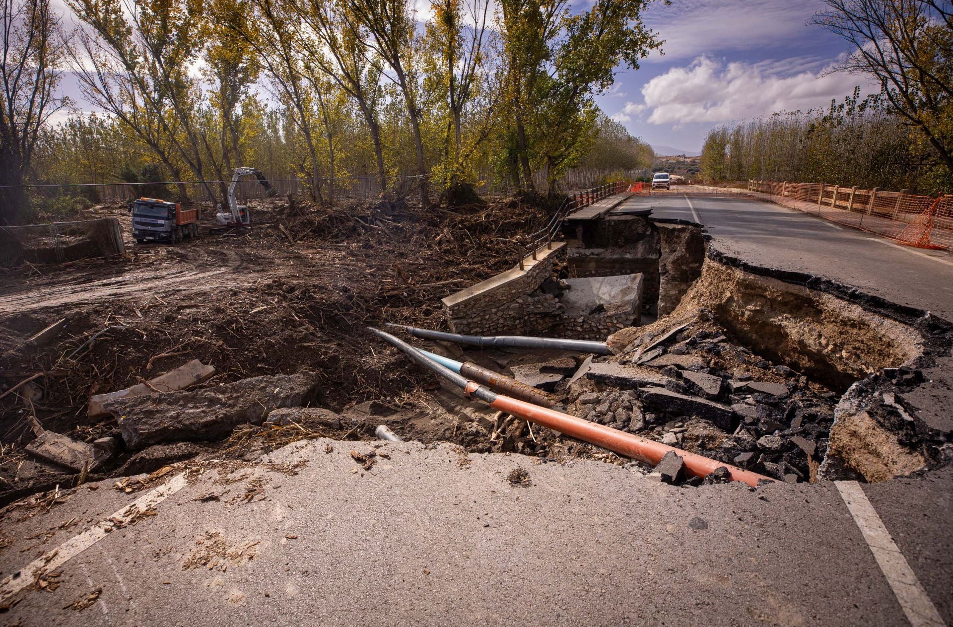 Las imágenes tras el paso de la DANA por Granada