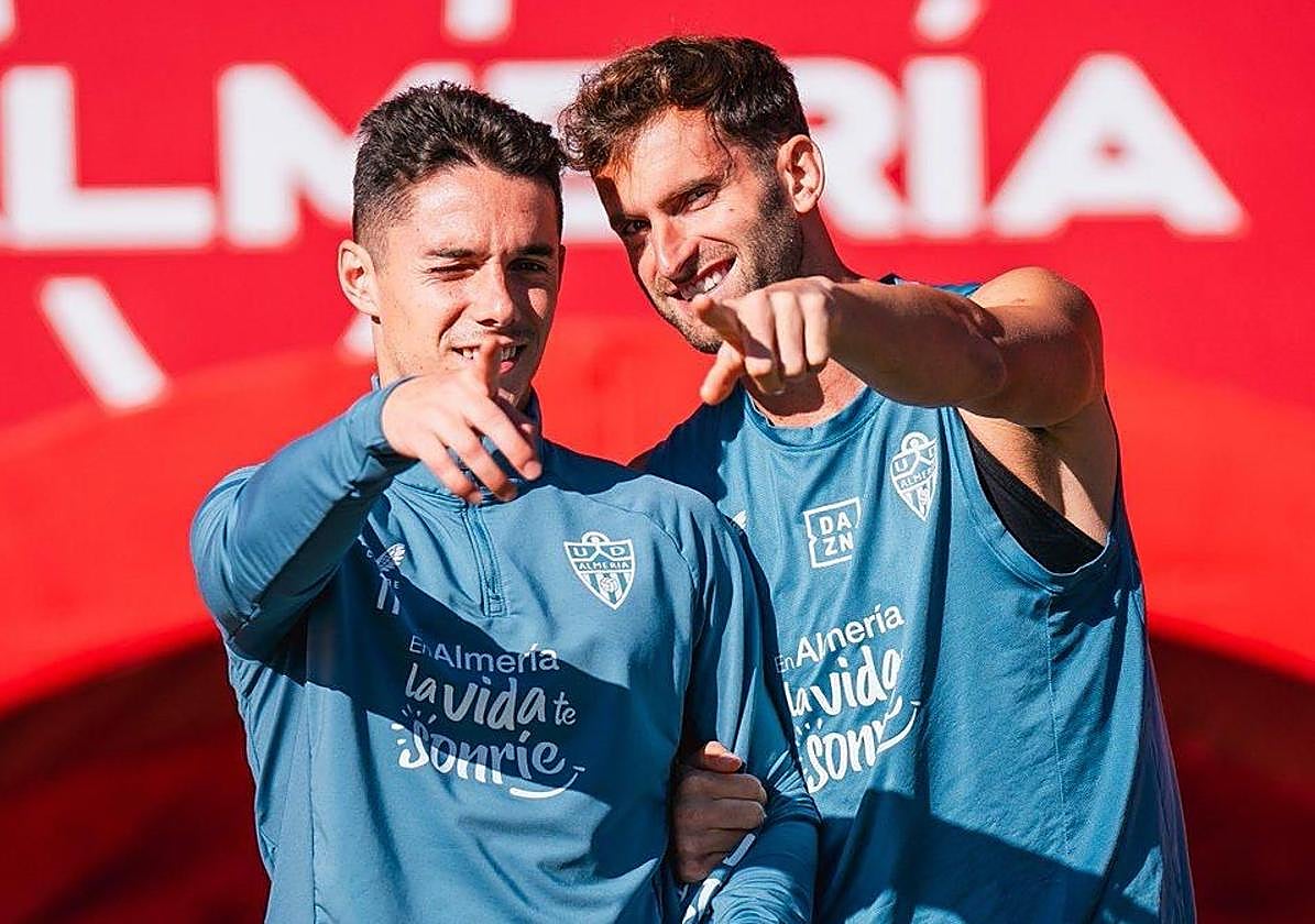 Sergio Arribas y Leo Baptistao, dos 'socios' para el gol rojiblanco ante el Dépor.