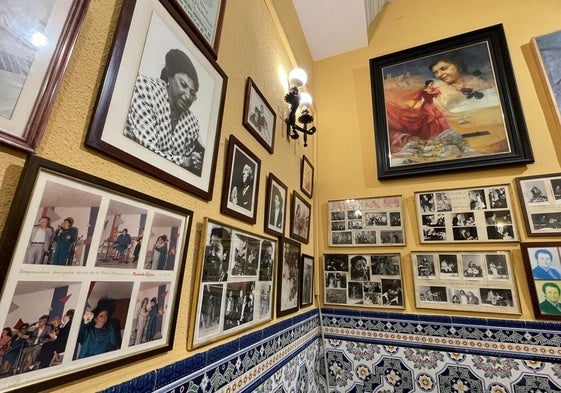 Las paredes de la Peña Flamenca de Jaén son un libro de historia.