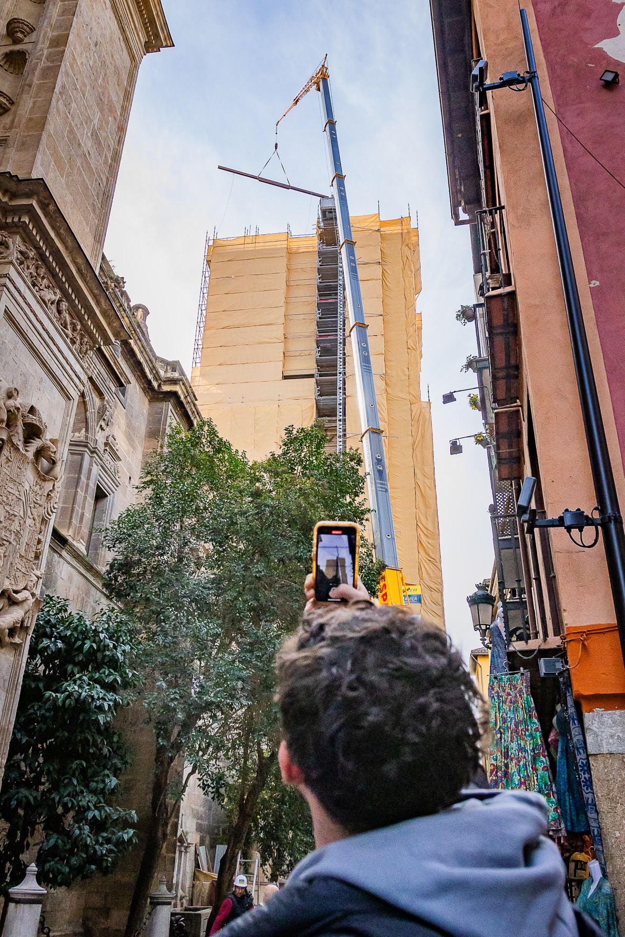 Fotografiando el momento.