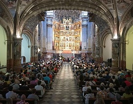 Imagen de archivo de un concierto en el Monasterio de San Jerónimo.
