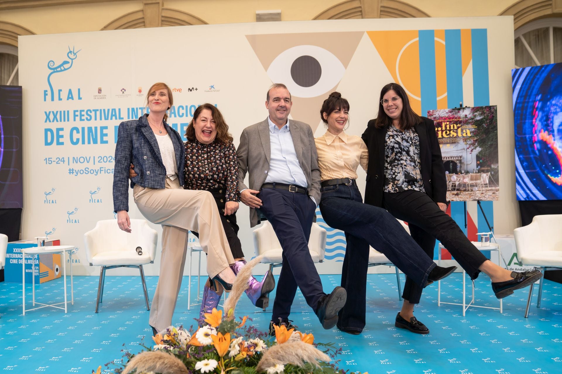 Presentación de 'Fin de fiesta' en la Diputación de Almería.