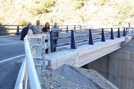 Diputación culmina las obras del puente de acceso a Albuñuelas