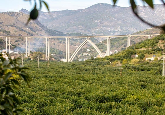 Imagen del Valle de Río Verde ayer.