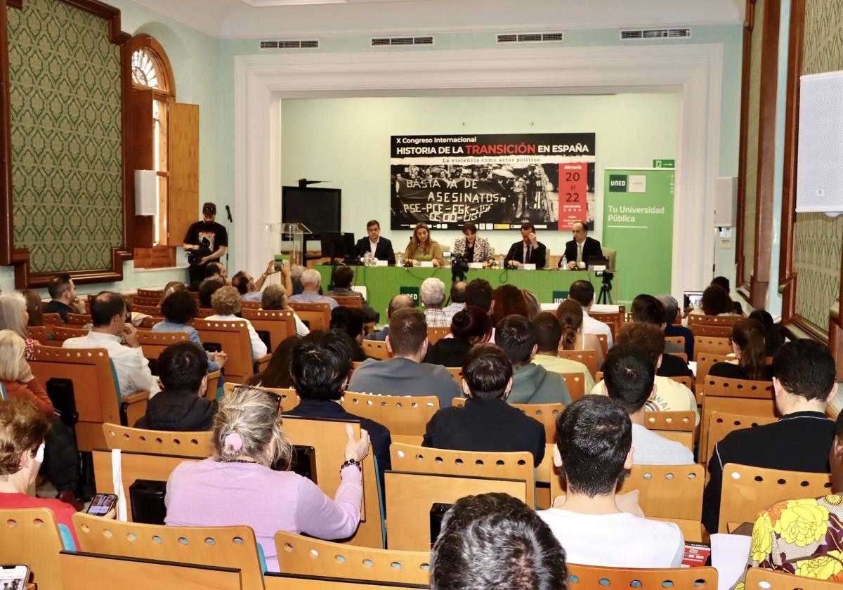 Acto de apertura del X Congreso Intenacional sobre la Historia de la Transición en España.