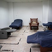 Una de las habitaciones del centro de alta tolerancia de la calle Arandas.