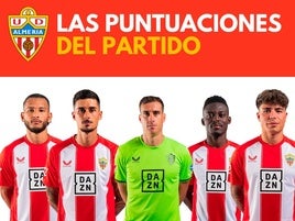 Las puntuaciones del Cartagena 1 - 2 Almería