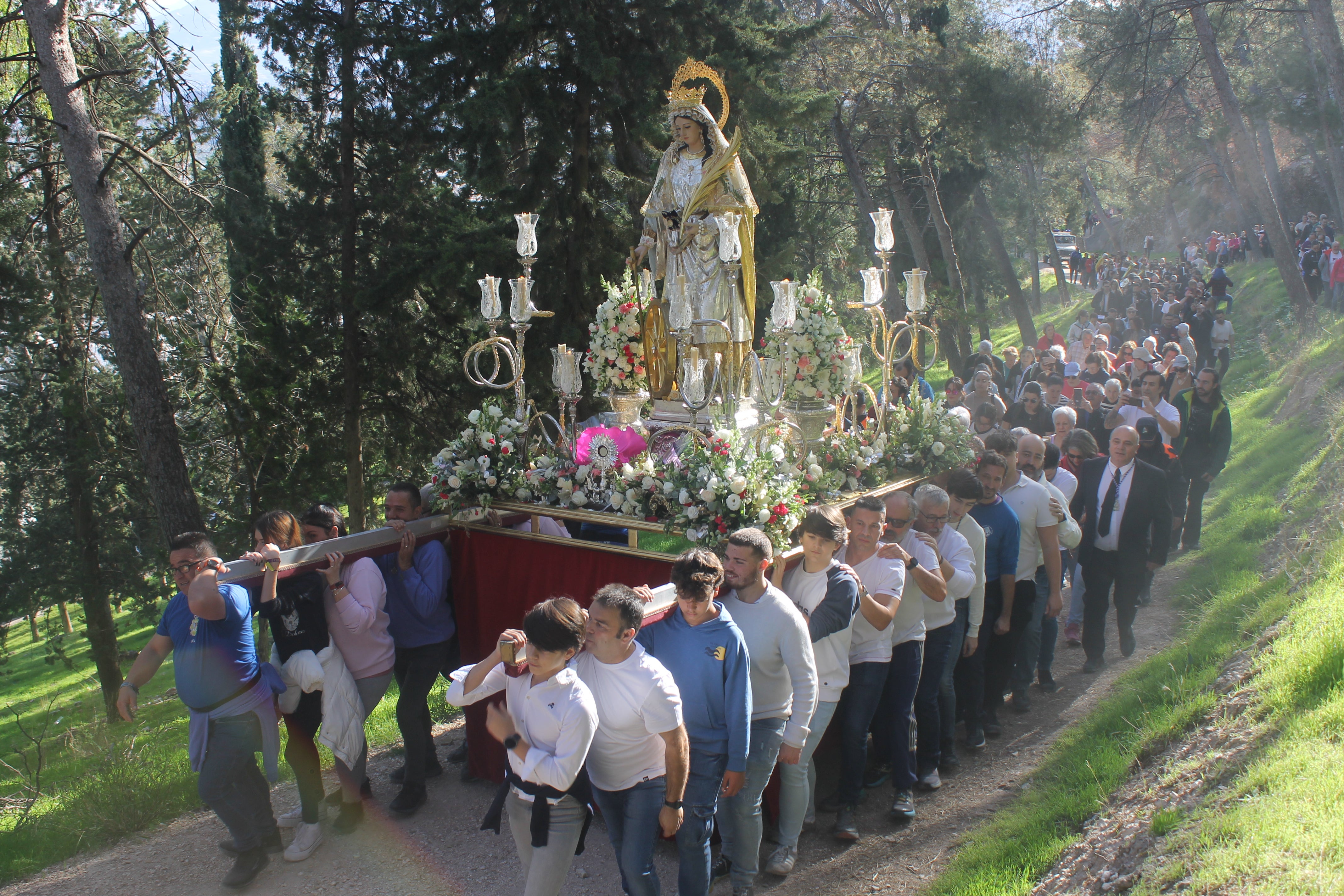 Las imágenes de la romería de Santa Catalina