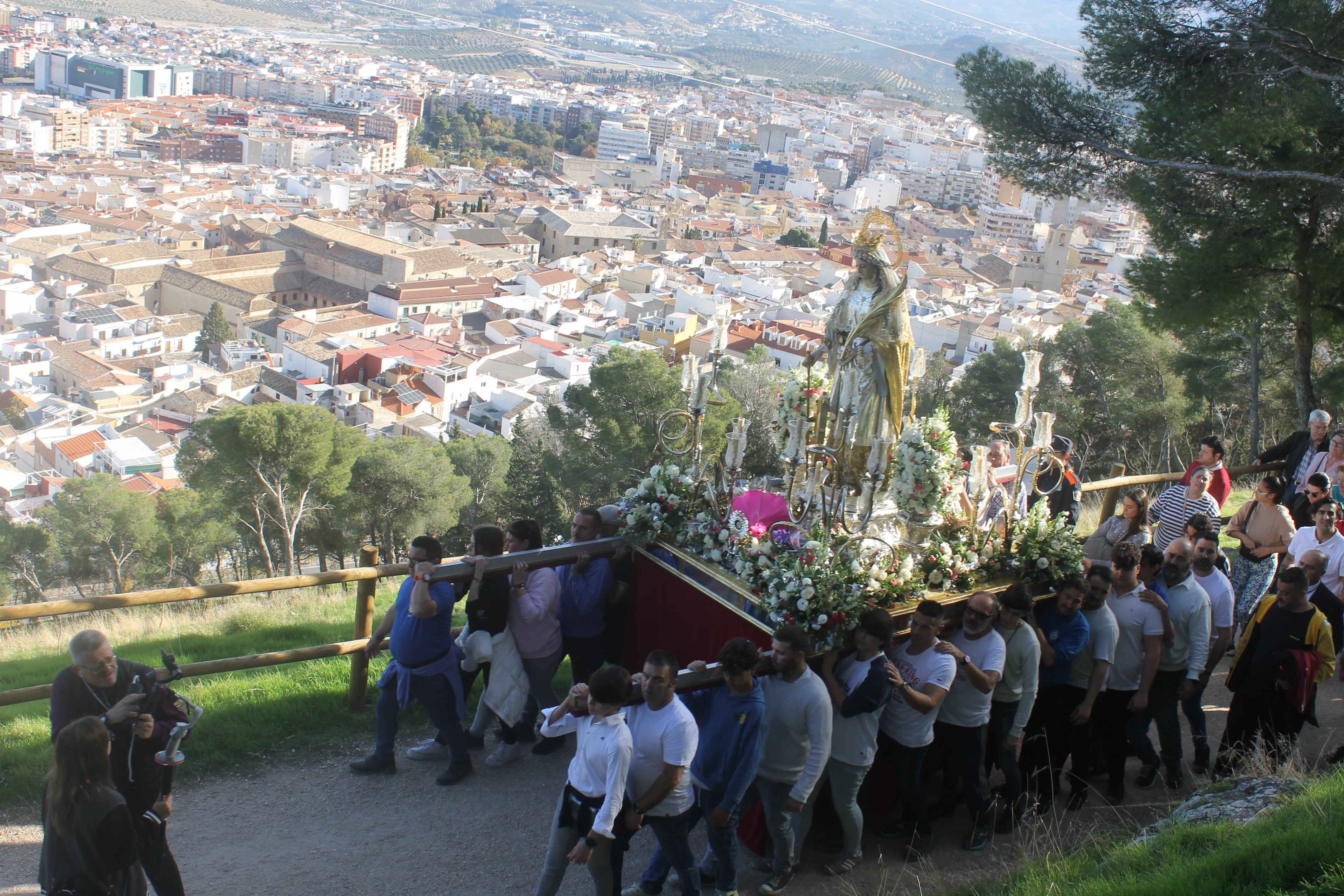 Las imágenes de la romería de Santa Catalina