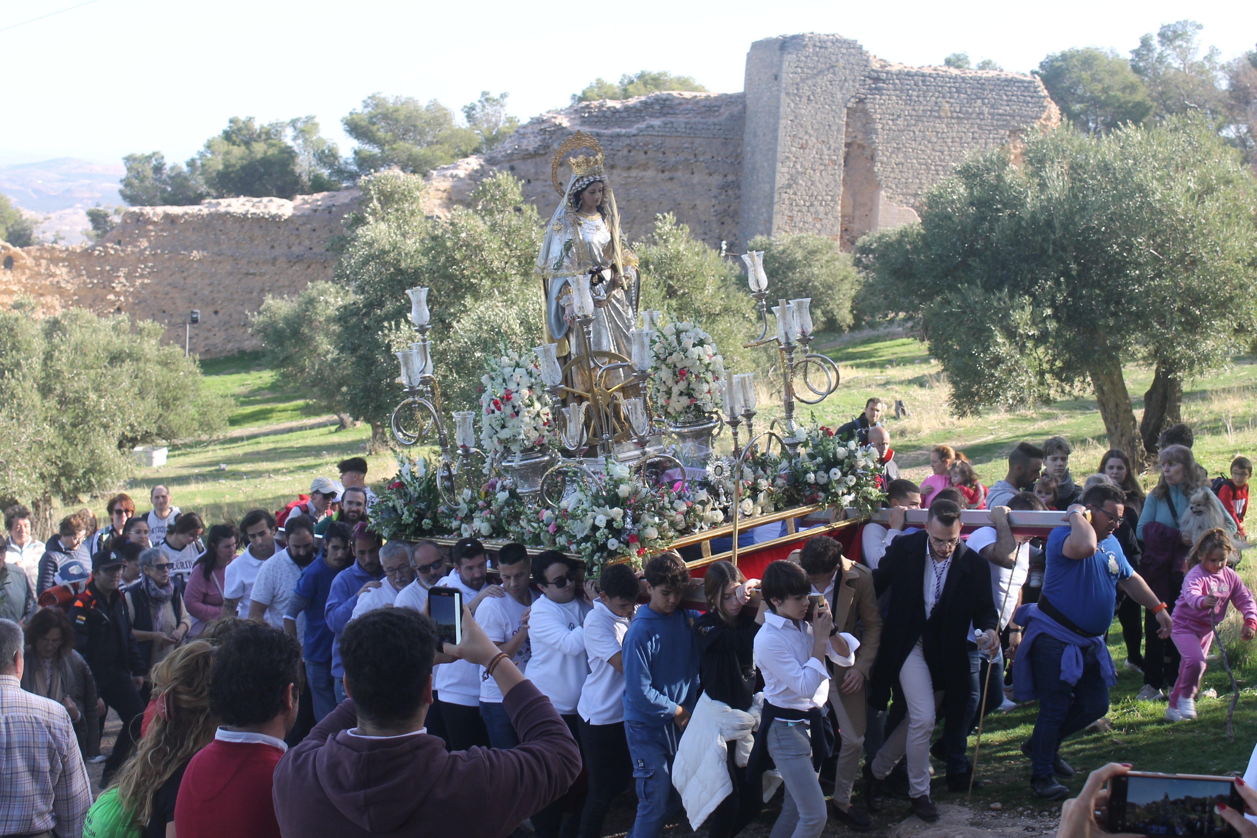 Las imágenes de la romería de Santa Catalina