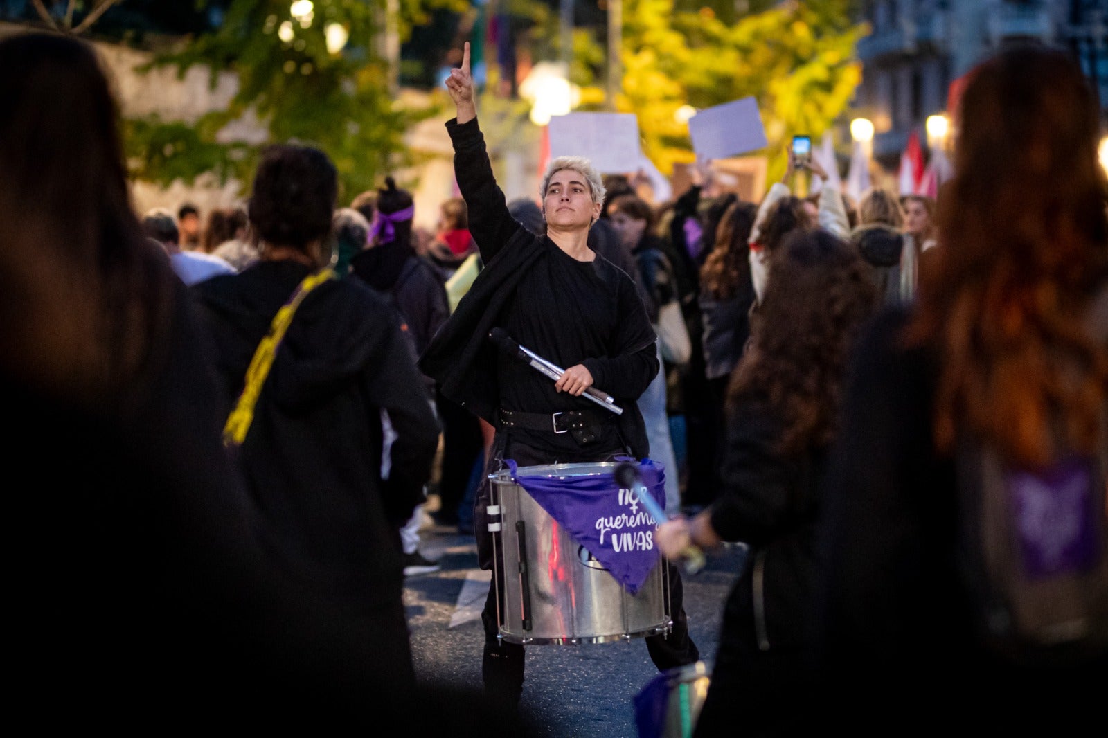 Las imágenes de Granada en Día de la Eliminación de la Violencia contra las Mujeres