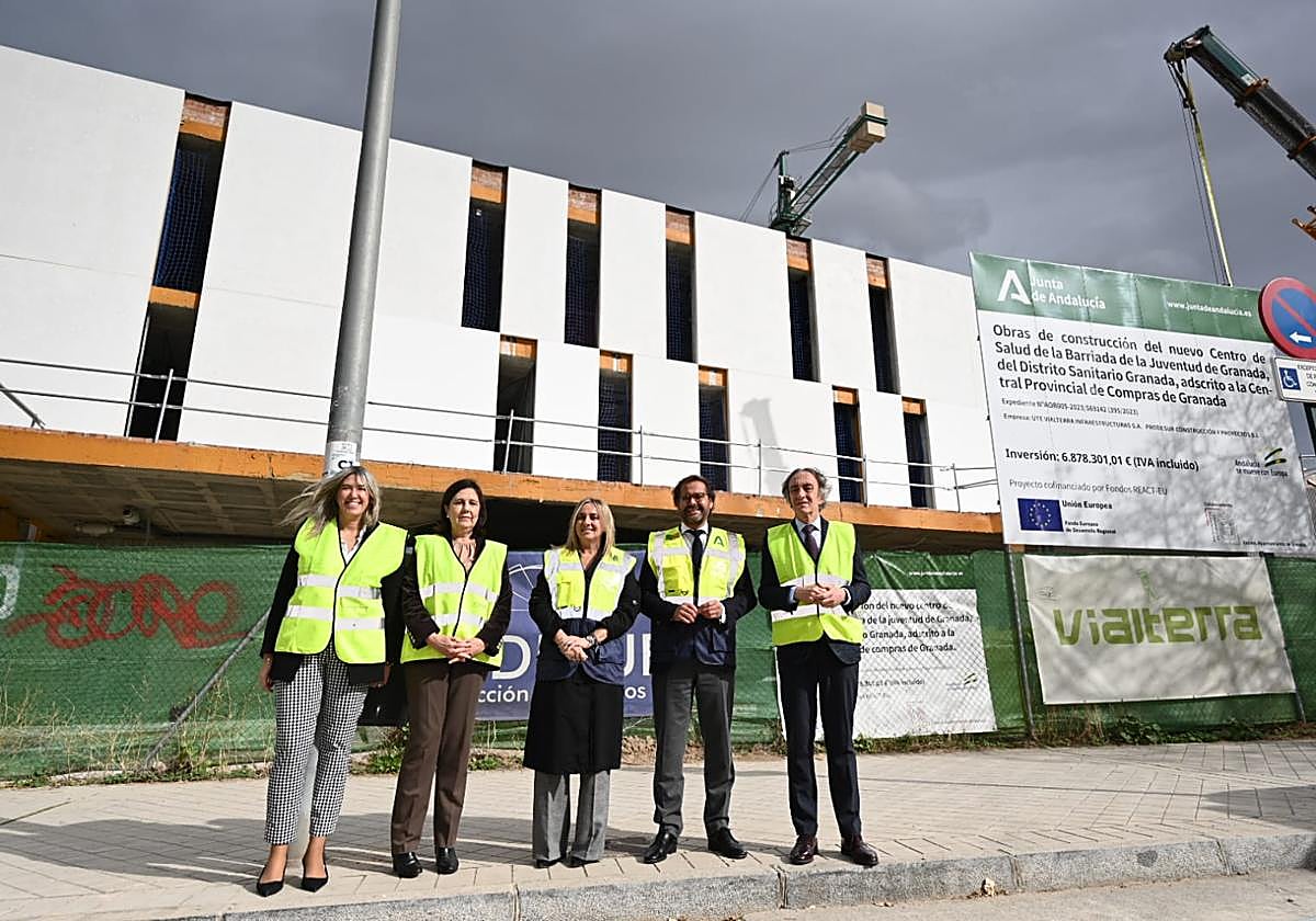 Las obras del centro de salud de la Barriada de la Juventud avanzan «a muy buen ritmo»