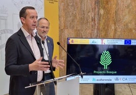 José María Martín y Francisco García, en la presentación de la iniciativa.