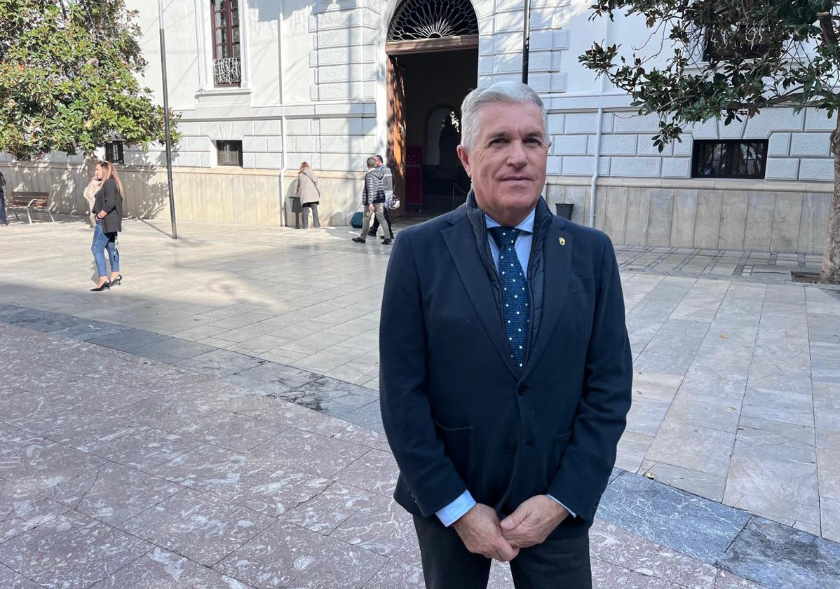 José Manuel Molina Maza, presidente de la delegación granadina de la Federación Andaluza de Fútbol.