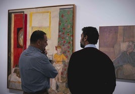 Dos de las obras de Capuleto expuestas en el Museo Doña Pakyta.